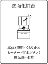 洗面化粧台